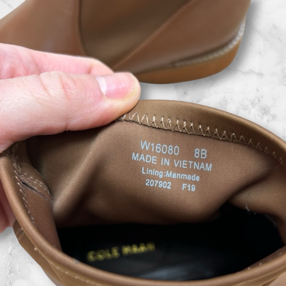 Cole Haan Go To Chelsea Boot Bootie Nosib Leather Shoes Sz 8 - Picture 7 of 8